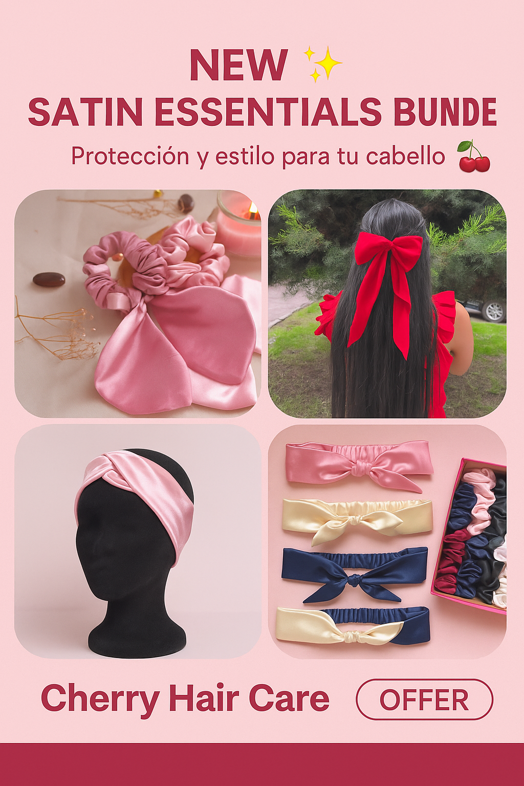 ✨ SATIN ESSENTIALS BUNDLE – 4 PIECES FOR£20