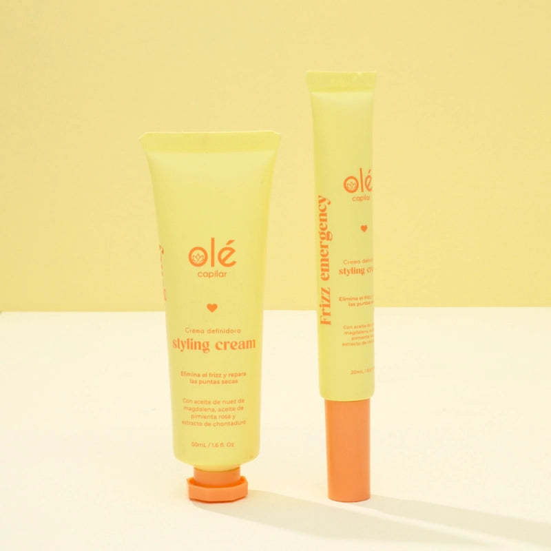 FRIZZ EMERGENCY BUNDLE : SLICK & STYLING CREAM