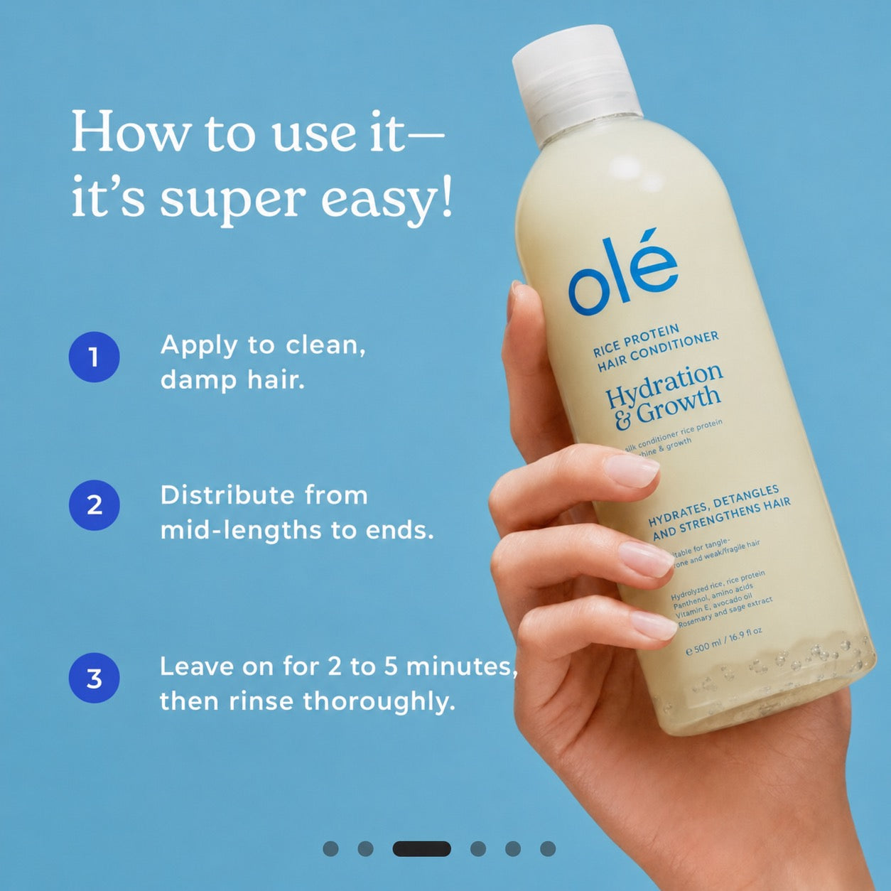 RICE PROTEIN CONDITIONER – HYDRATION & HAIR GROWTH