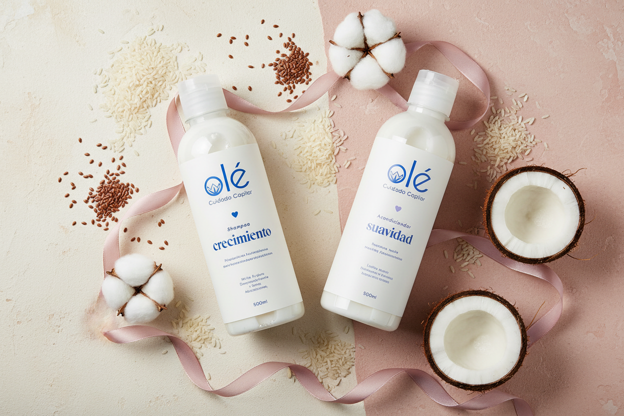 STRENGTHEN & SMOOTH BUNDLE – RICE & FLAXSEED SHAMPOO + SMOOTHNESS CONDITIONER