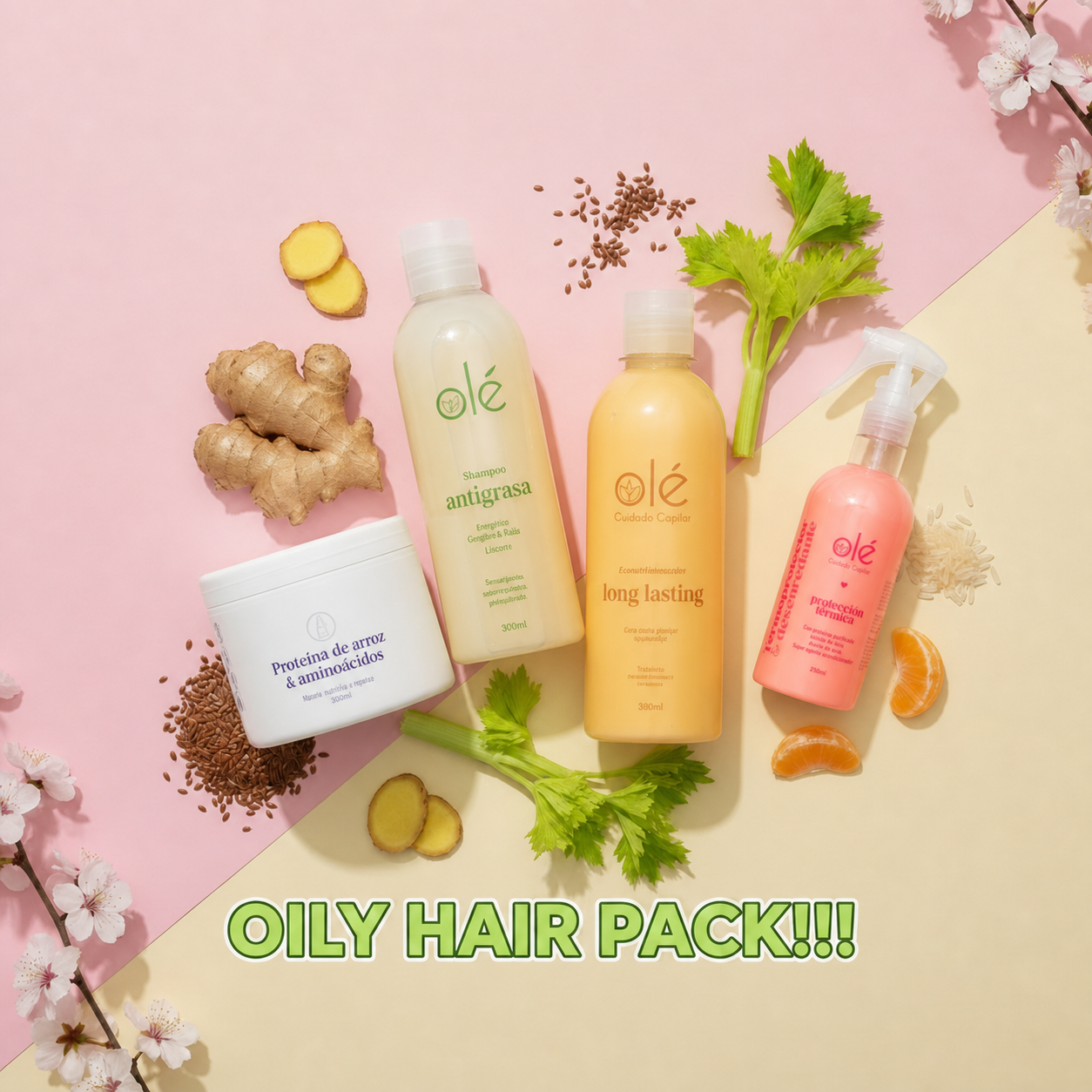 OILY HAIR BUNDLE
