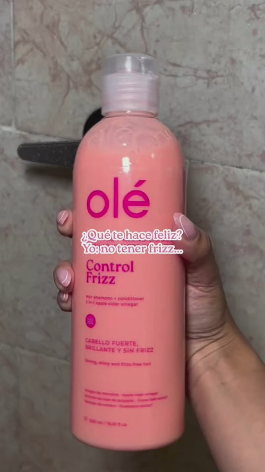 2-IN-1 ANTI-FRIZZ SHAMPOO WITH APPLE CIDER VINEGAR – OLÉ CAPILAR